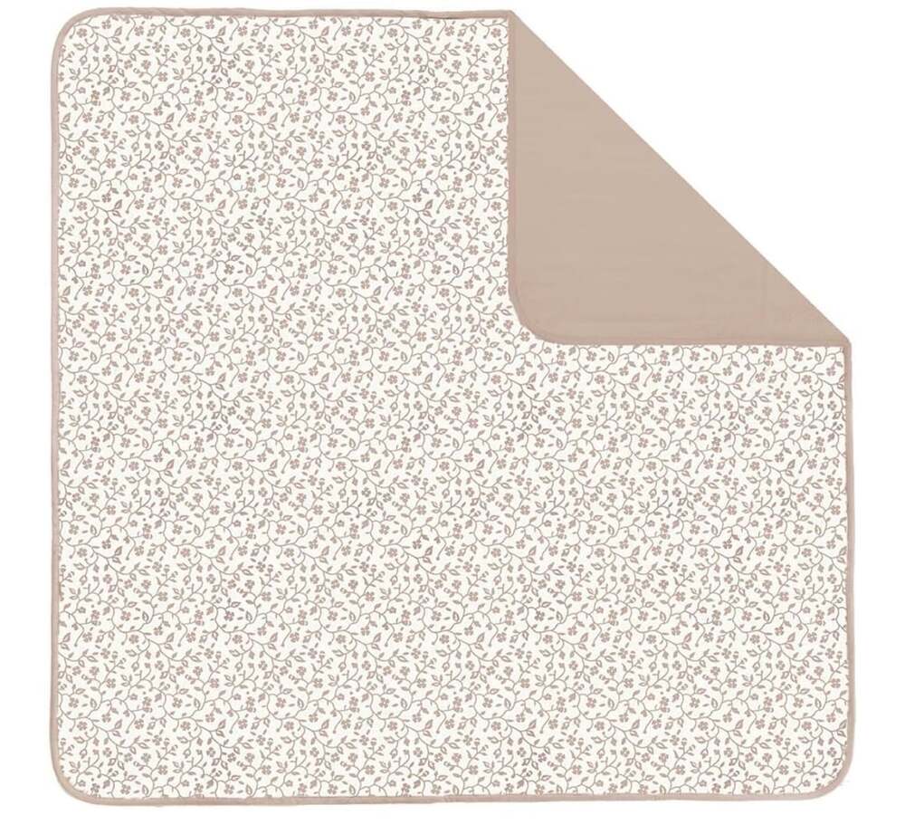 Toddlekind Wander Mat Organic Cotton Play Mat 47" x 47" Foldable Reversible
